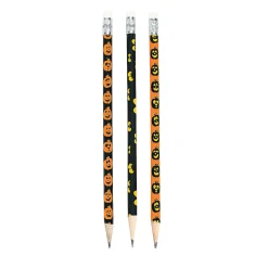 Spooky Eyes & Jack-O'-Lantern Pencils - 24 Pc.
