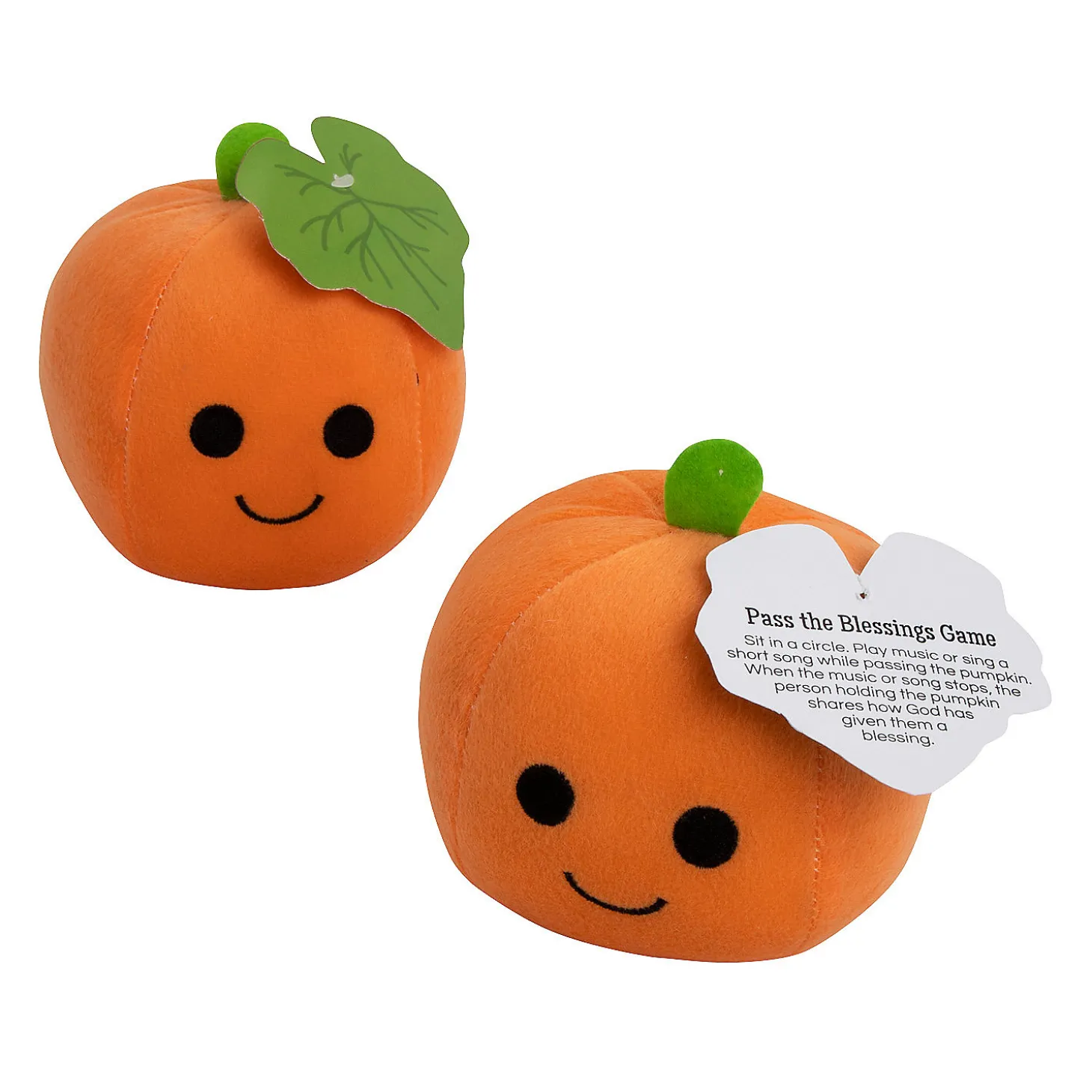 Stuffed Pumpkin Pass The Blessings Games - 12 Pc.