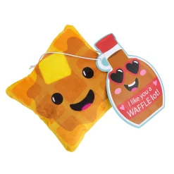 Stuffed Waffle Valentine Exchanges With Card For 12