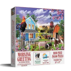 Sunsout Morning Greeting 1000 Pc Jigsaw Puzzle