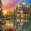 Sunsout The Mountain Cabin 1000 Pc Jigsaw Puzzle