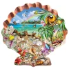 Sunsout Tropical Shells 800 Pc Special Shape Jigsaw Puzzle