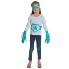 Teal & White Superhero Accessories - 4 Pc.