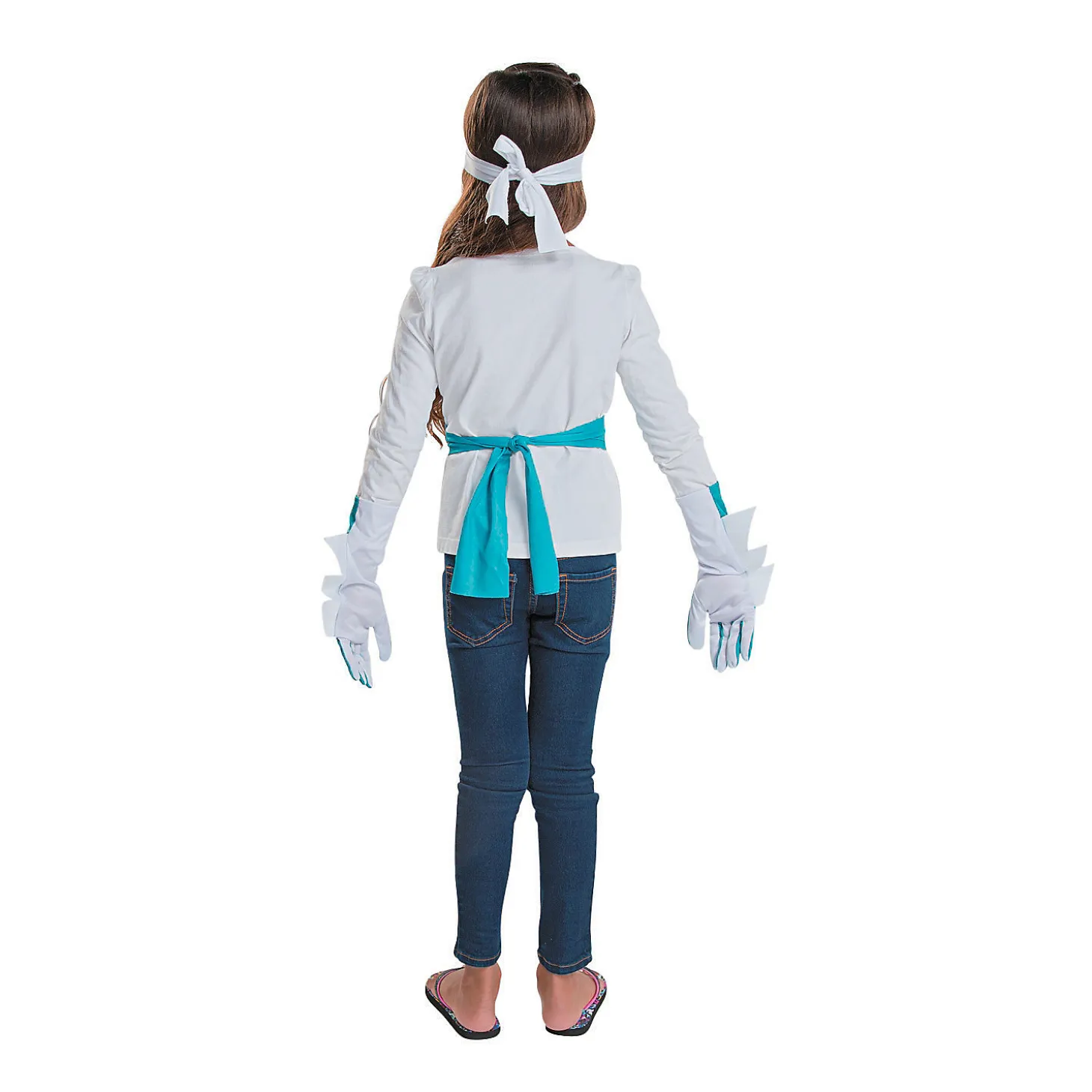 Teal & White Superhero Accessories - 4 Pc.