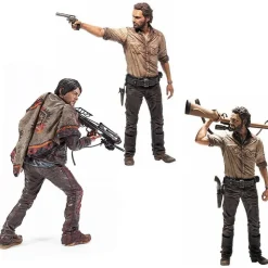 The Walking Dead Deluxe 10 Inch Figure Set - Daryl Dixon & Rick Grimes