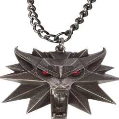 The Witcher 3 White Wolf Medallion Led Necklace