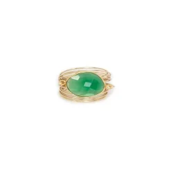 Torrey Ring Green Onyx