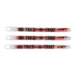 Trick-Or-Treat Print Glow Sticks - 12 Pc.