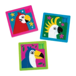 Tropical Bird Slide Puzzles - 12 Pc.
