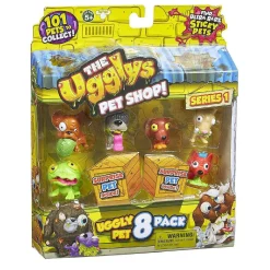 Ugglys Pet Shop Series 1 Mini Figures: 8-Pack
