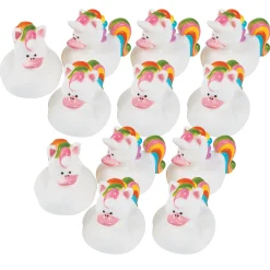 Unicorn Rubber Ducks - 12 Pc.