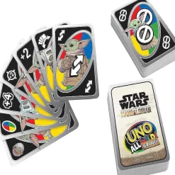 Uno The Mandalorian All Wild Grogu Card Game For Kids & Adults Star Wars