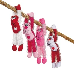 Valentine Long Arm Stuffed Gorillas - 12 Pc.