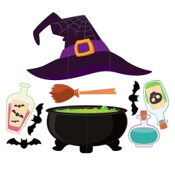 Value Witch Trunk-Or-Treat Decorating Kit - 9 Pc.
