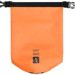 Vidaxl Dry Bag Orange 1.3 Gal Pvc