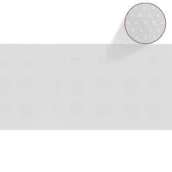 Vidaxl Floating Pe Solar Pool Film 177.2"X86.6" Gray