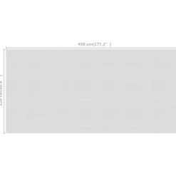 Vidaxl Floating Pe Solar Pool Film 177.2