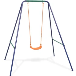 Vidaxl 2-In-1 Single Swing And Toddler Swing Orange