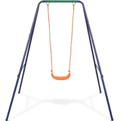 Vidaxl 2-In-1 Single Swing And Toddler Swing Orange