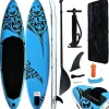 Vidaxl Inflatable Stand Up Paddleboard Set 120.1"X29.9"X5.9" Blue