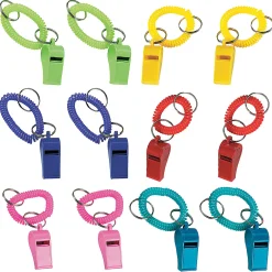 Whistle Expandable Keychains - 12 Pc.