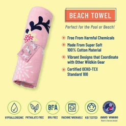 Wildkin Magical Unicorns 100% Cotton Beach Towel