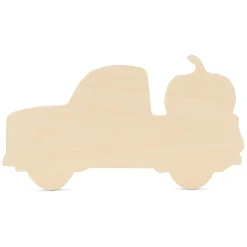 Woodpeckers Crafts, Diy Unfinished Wood 12" Pumpkin Truck Cutout Pack Of 3