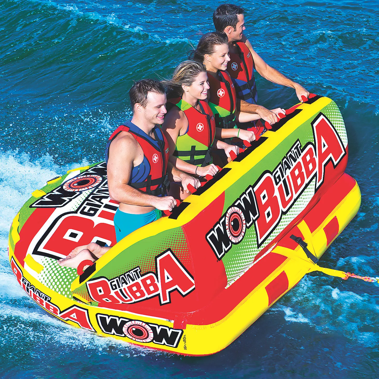 Wow Giant Bubba Hi Vis 1-4 Person Towable