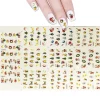 Wrapables Santa & Friends Water Slide Nail Art Decals (11 Sheets/220 Nail Decals)